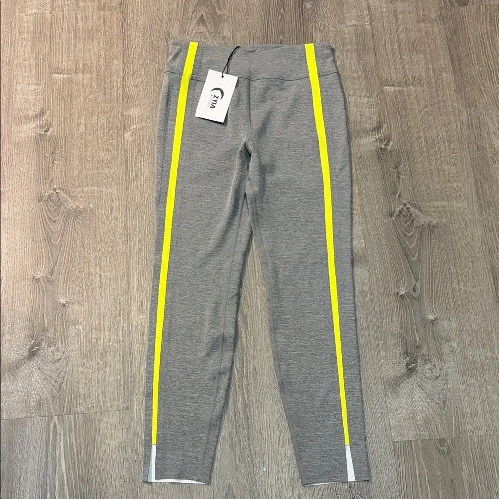 NWT ZYIA gray neon high rise 7/8 24”
